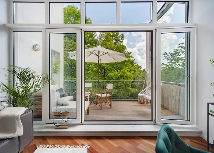 Blueberry Living - Design Loft Nahe Muenchen - Dachterrasse - S-Bahn